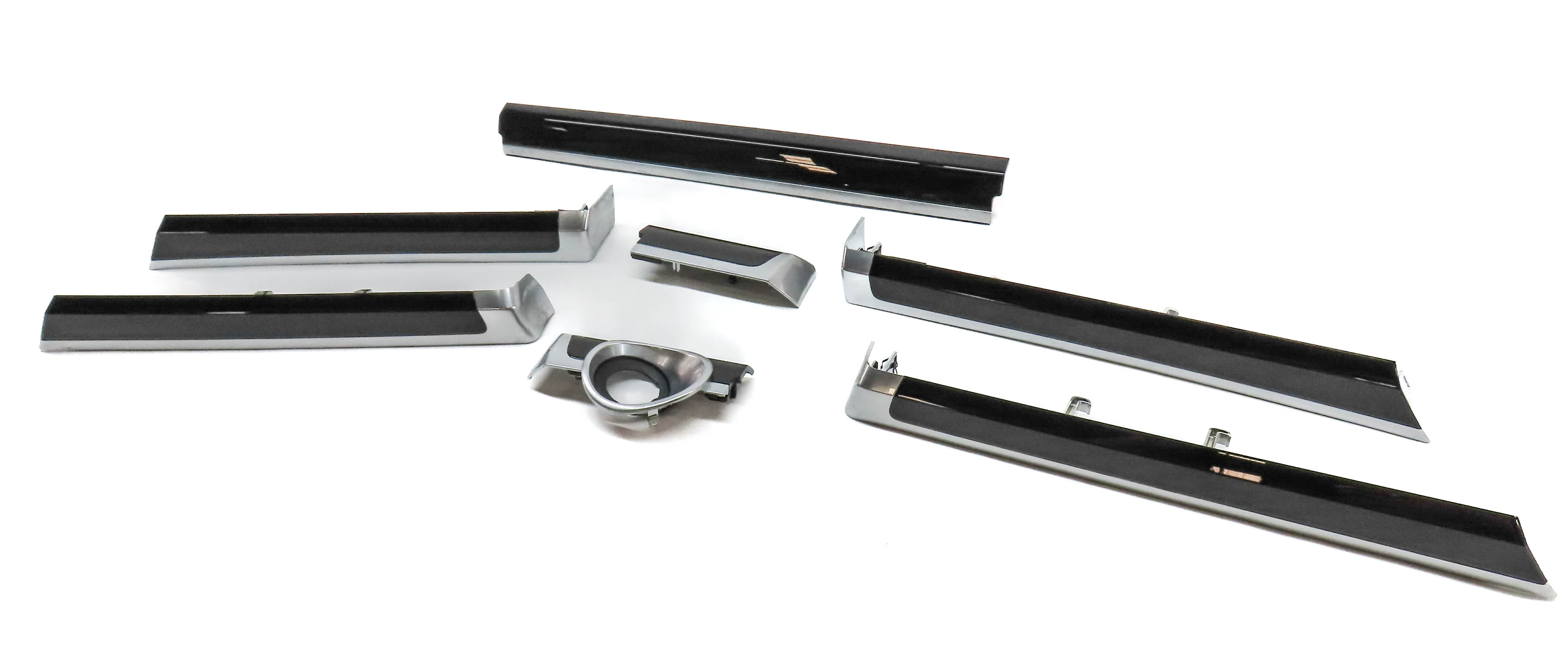 2011 PORSCHE CAYENNE HYBRID (958) INTERIOR DASH FRONT REAR DOOR TRIM SET/7 — exact item pictured